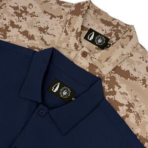 NEW Bundle of 2 Tachuntfish The Mojito Shirt Navy & AOR1 Desert Camo XL